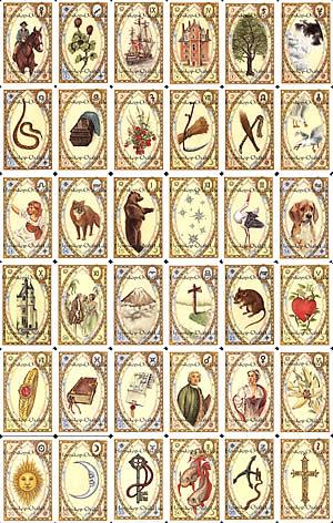Astrological Lenormand cards