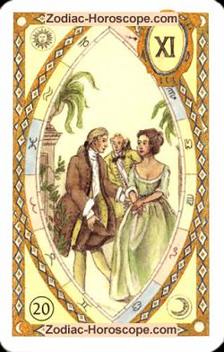The garden astrological Lenormand Tarot