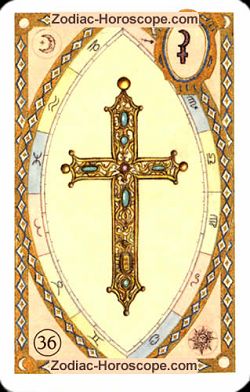 The cross, monthly Love and Health horoscope November Aquarius