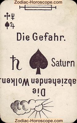 danger astrological psychic cards