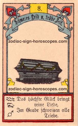 The coffin, monthly Aquarius horoscope August