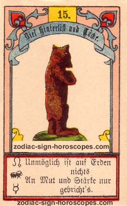 The bear, monthly Aquarius horoscope July