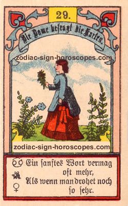 The lady, monthly Aquarius horoscope June