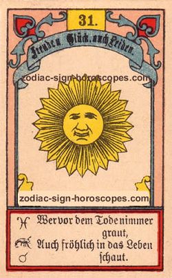 The sun, monthly Aquarius horoscope September