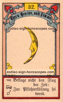 The moon, monthly Aquarius horoscope January