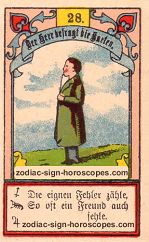 The gentleman antique Lenormand Tarot